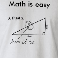Math is easy T-shirt